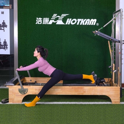 Máquina agazapada profunda cargada del reformador de Pilates del equipo del ejercicio de 200kg Pilates