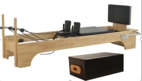 ODM del OEM del reformador de Pilates de madera del equipo del ejercicio de ISO9001 Pilates