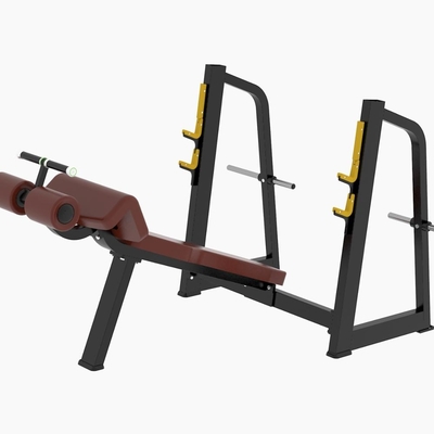 Cama dedicada comercial del levantamiento de pesas del gimnasio de la prensa de banco horizontal e inclinado y dispositivo de entrenamiento completo del barbell