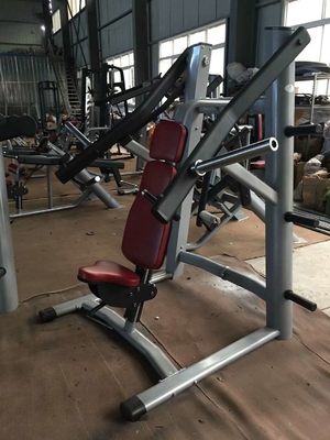 Máquina oval del gimnasio del banco del deporte del tubo de la prensa del pecho de la pendiente