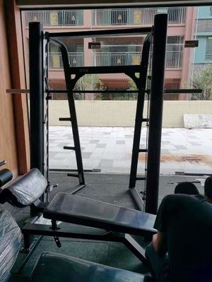 Máquina completa de la fila de Fitness Smith Machine Squat Rack Gym del instructor