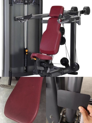 Aptitud del levantamiento de pesas que coloca al instructor integrado del gimnasio de la máquina multi de la cadera