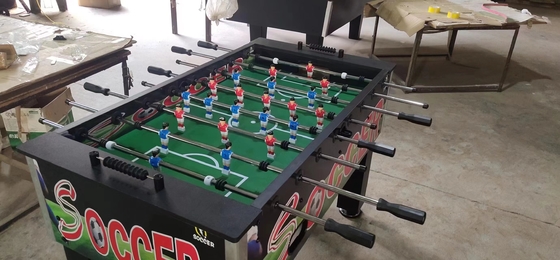 Tabla de juego de fútbol de color personalizable con riel de MDF de pelota ABS