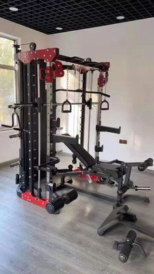 Equipo de ejercicios de gimnasio para el hogar Equipo de ejercicios de gimnasio para el hogar Equipo de entrenamiento integrado Equipo funcional de sentadillas para Smith